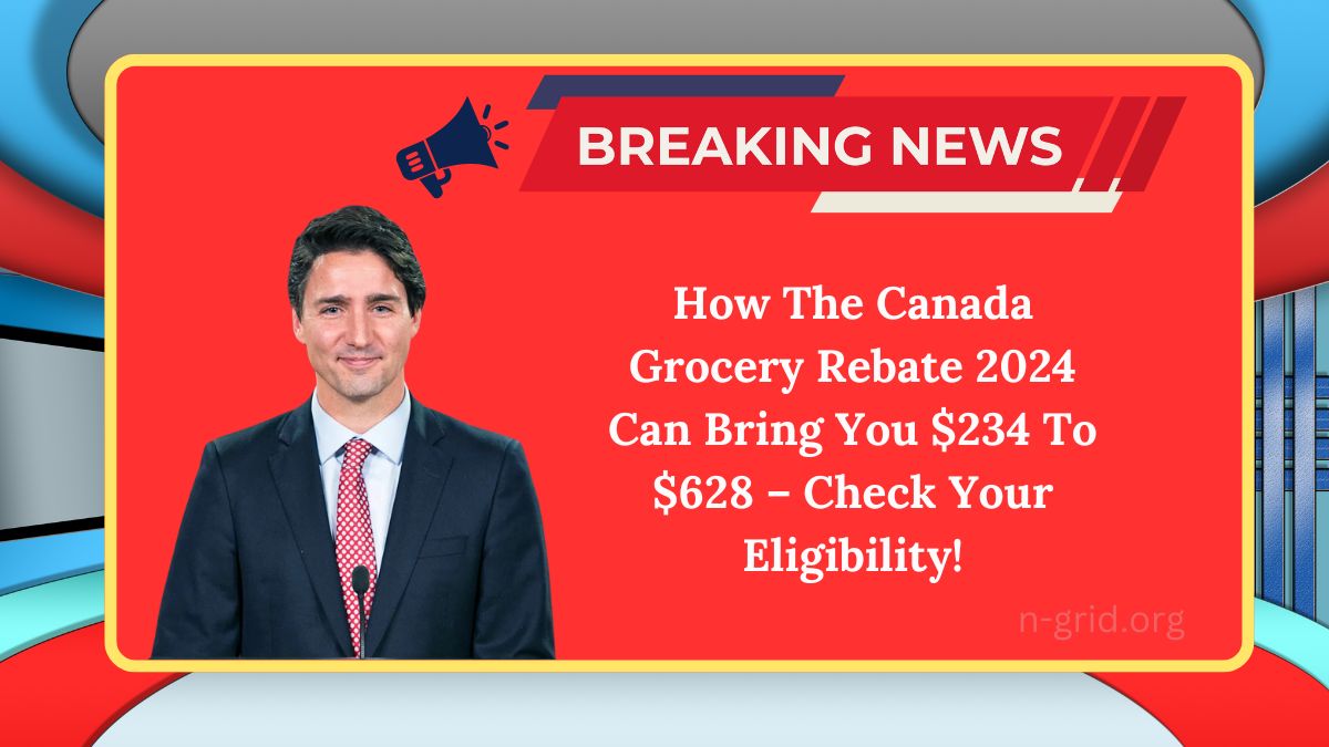 How The Canada Grocery Rebate 2024 Can Bring You $234 To $628 – Check Your Eligibility!