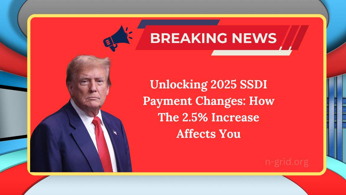 Unlocking 2025 SSDI Payment Changes: How The 2.5% Increase Affects You