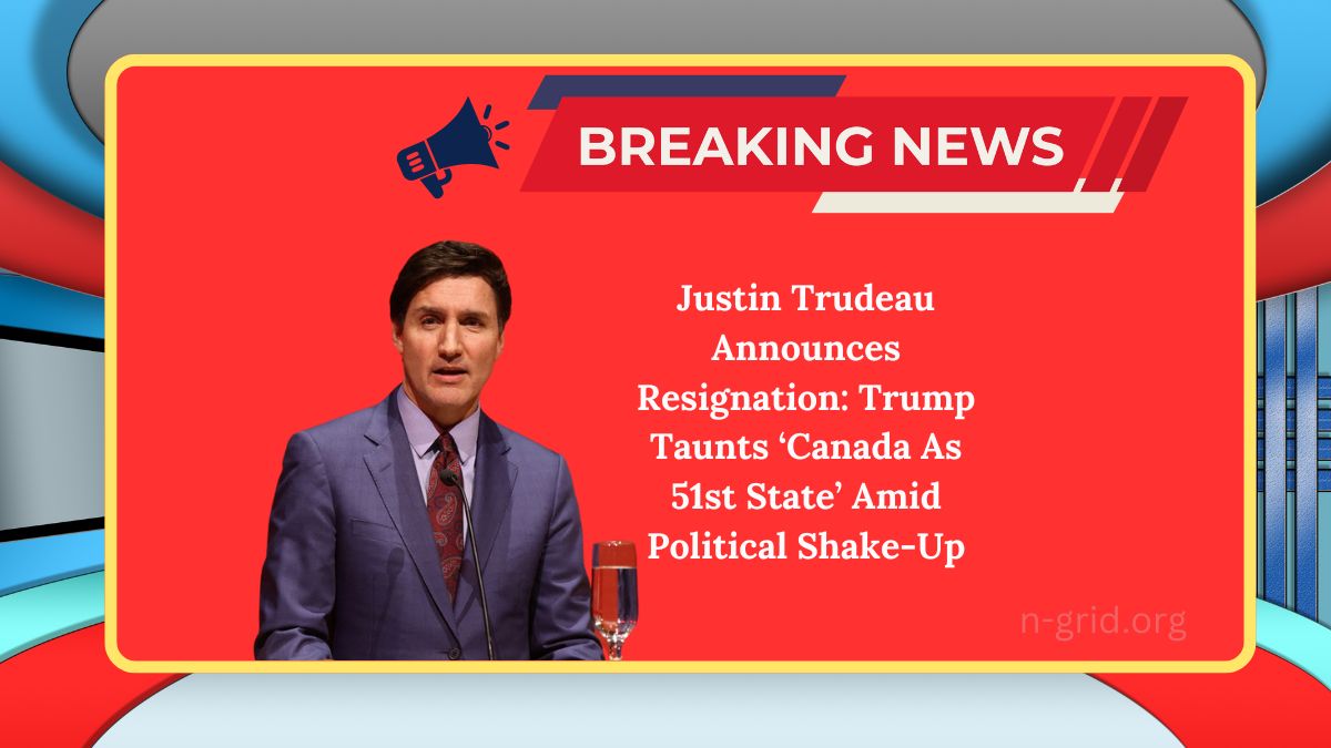 Justin Trudeau Announces Resignation: Trump Taunts ‘Canada As 51st State’ Amid Political Shake-Up