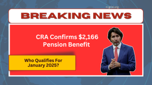 CRA Confirms $2,166 Pension Benefit for January 2025 - Who Qualifies?