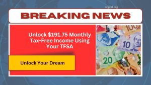 How To Unlock $191.75 Monthly Tax-Free Income Using Your TFSA